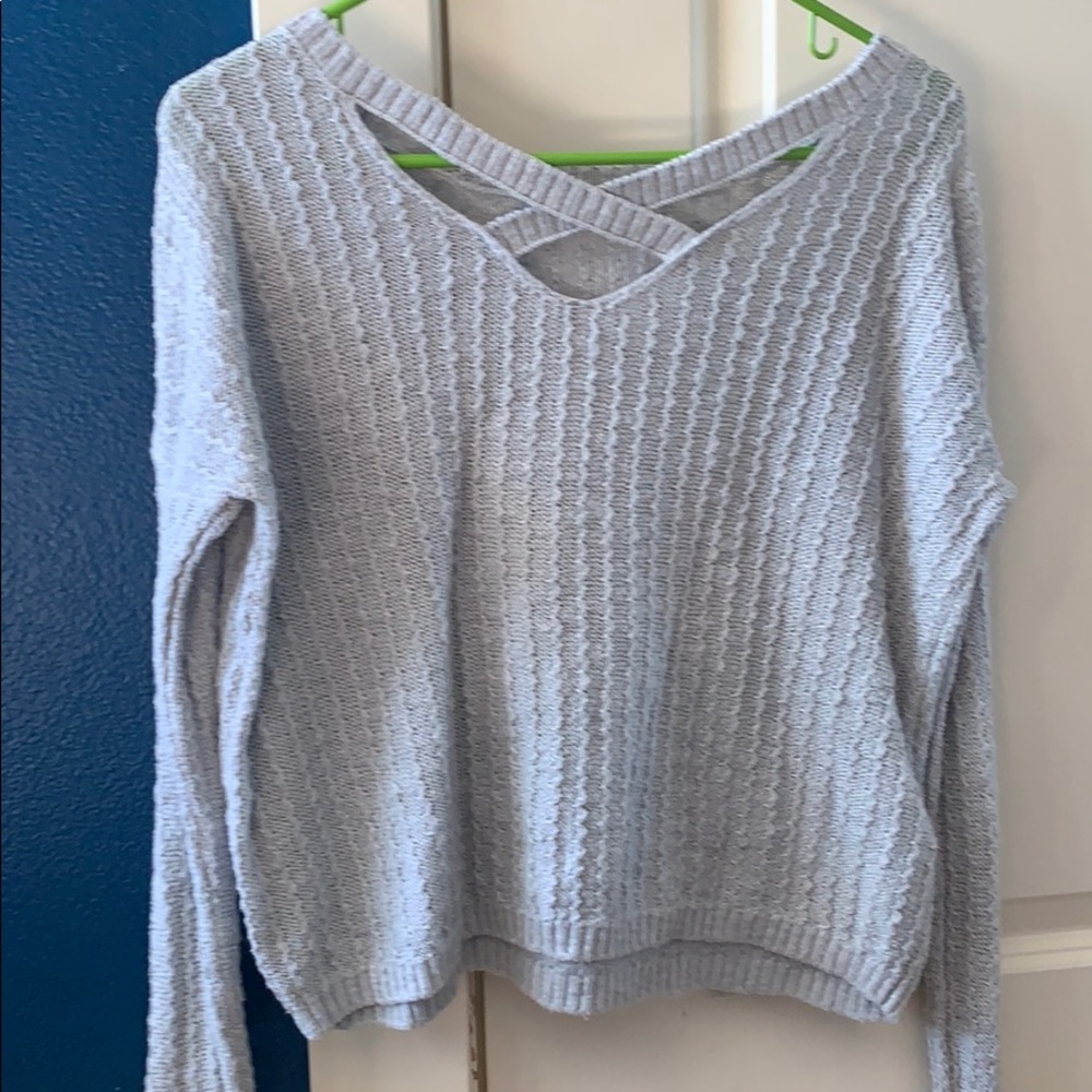 Reversible A&F sweater